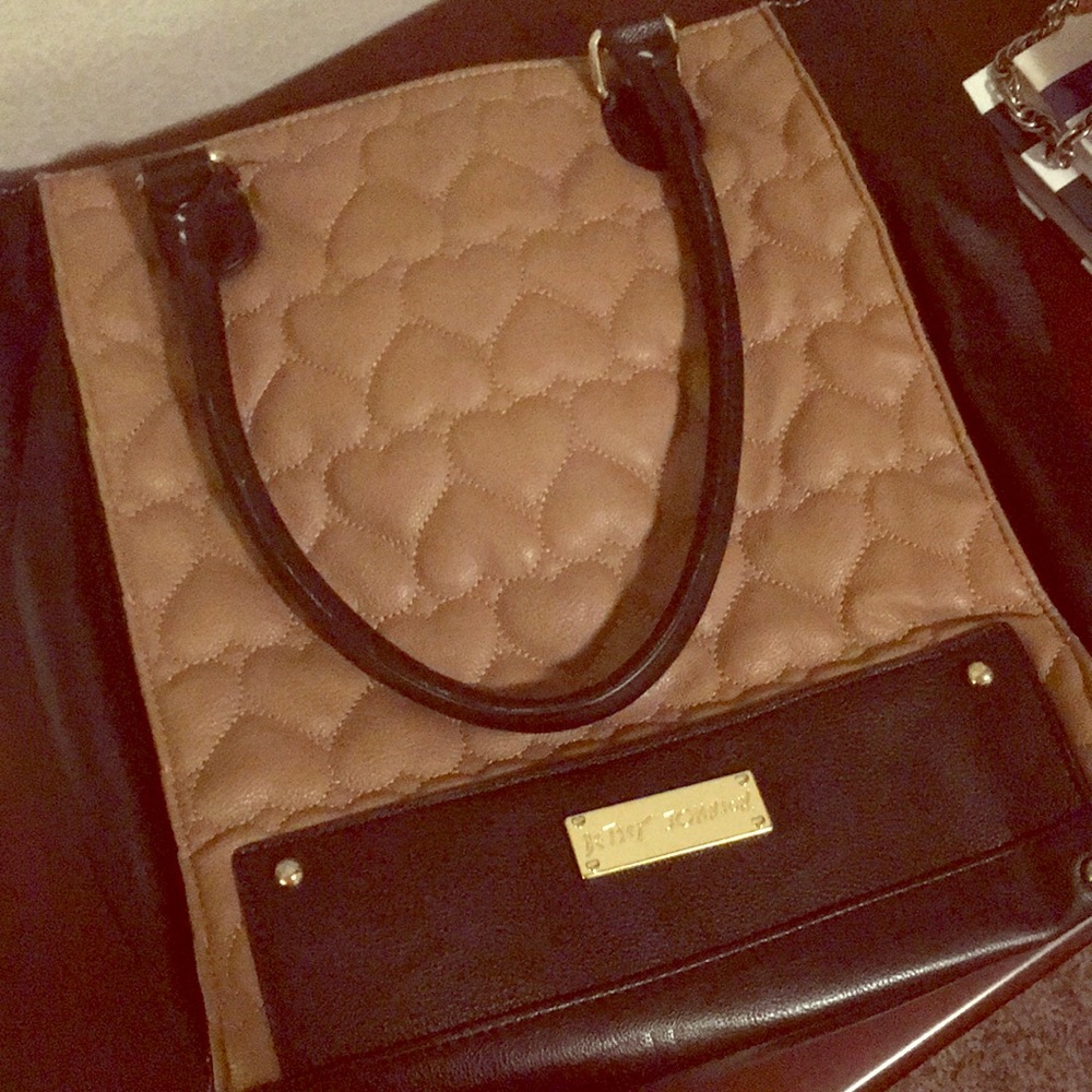 Betsey Johnson Heart Tote